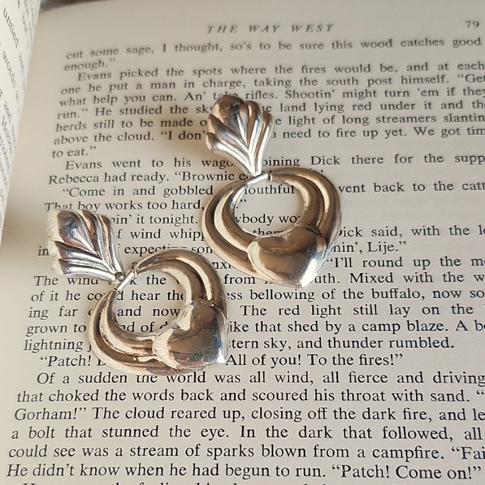 Chunky Sterling Silver Earrings